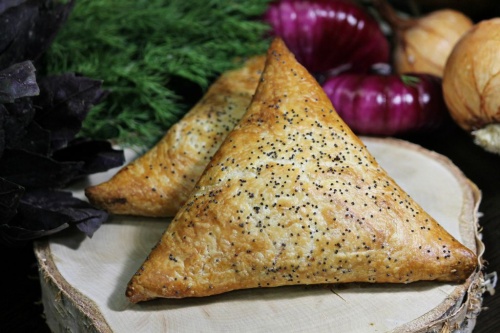 Самса с мясом  (5 штук по 120 г)