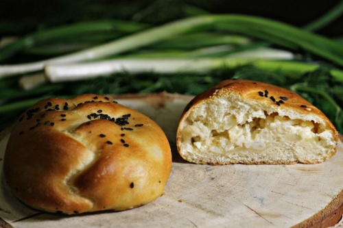 Пирожок с рисом и яйцом  (110 г)