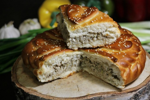 Пирог с мясом  (1000 г)