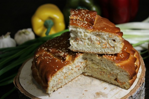 Пирог с минтаем  (1000 г)