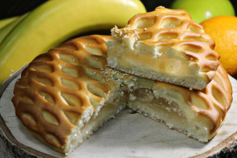 Мини-пирог с яблоком  (500 г)